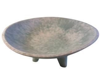 	 Mid-Century Modern Studio Pottery Tripod Bowl