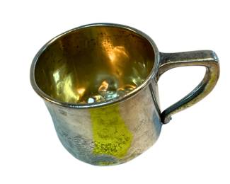 Vintage Gorham sterling silver baby cup