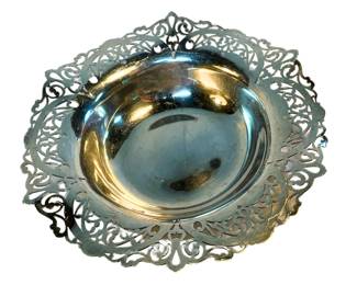 American sterling silver bonbon dish