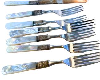 12-piece Landers, Frary & Clark MOP Flatware