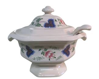 Vintage soup tureen set "Greenfield Village"