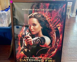 Hunger, games frame poster