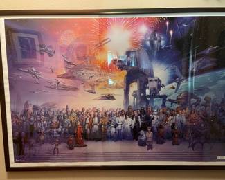 Star Wars frame poster