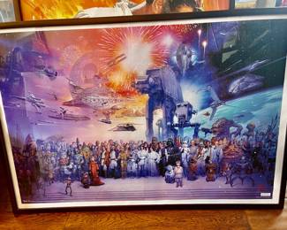 Star Wars frame poster