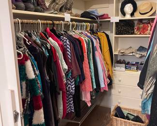 Lots of ladies clothing