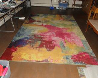 Area rug, there is a runner to match