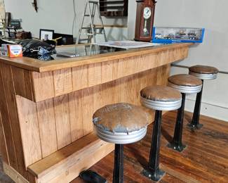 Bar and bar stools