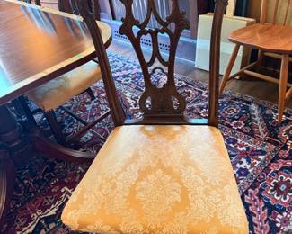 Set of 8 Antique Chippendale Dining Chairs