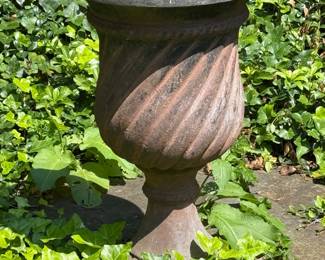 Antique Iron Urn
