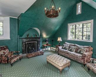 George Smith Upholstered Club Chairs and Sofa