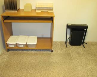 Desk, Shredder, Desk Organizers