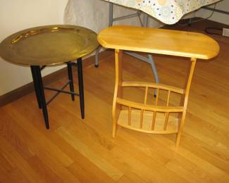 Magazine Stand/Table, Round Table (matches wall piece)