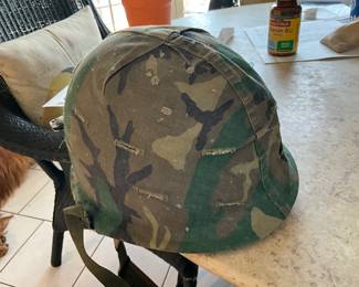 Vietnam War M1 Helmet and Inner Shell