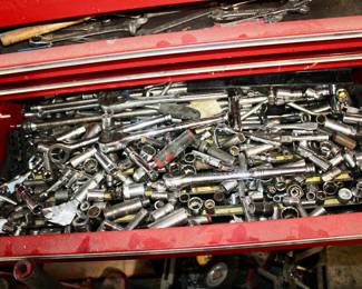 Sample of tools in the big tool box, loaded