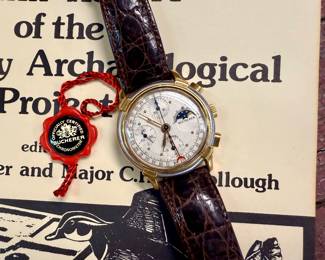 Bucherer Temple Date Moonphase Chronograph 