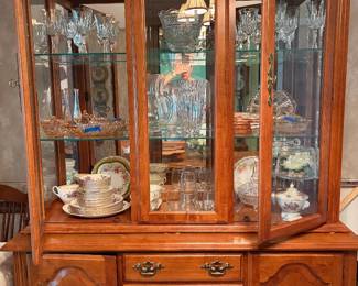 Large solid wood China Cabinet