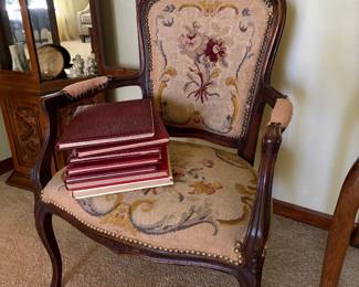 Vintage Louis XV Tapestry Chair