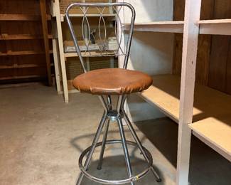 Mid Century Swivel Bar Stool