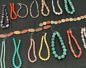 Beaded Stones Necklaces
