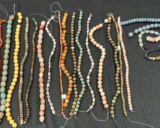 Polished Stone Necklace Lot