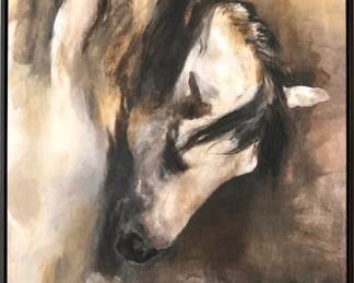 Horse Portrait Canvas Modern Wall Art Horse Portrait Canvas by Marilyn Hageman