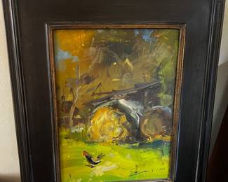 Oil on Board Painting Landscape by James Swansen