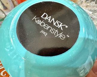 Dansk Mid-Century Turquoise Enamel Cookware