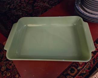 Fire-King Jade-ite Rectangular Baking Dish