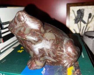 Bracciate jasper Frog figurine