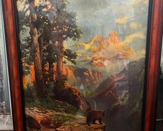 R. Atkinson Fox "The Silent Rockies" 1920 Art Deco