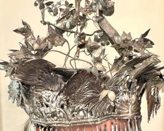 Haitian Vodou Ceremonial Metal Crown Folk Art Headdress