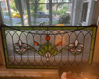 32"x16" stained Glass