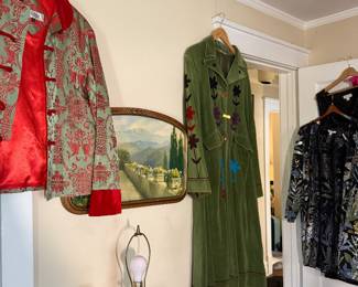 Vintage Asian and European clothing