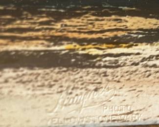 Vintage Haynes Photo Yellowstone National Park Old Faithful Geyser
