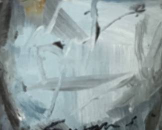16"x12" Oil on Board Painting Landscape by James Swansen