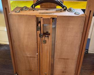Portable artist's field easel "French easel Jullian Paris $400