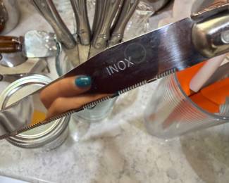 INOX steel steak knives