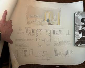 Original hand colored drawings