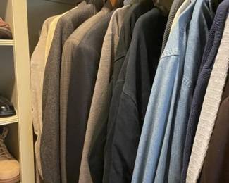 Men's Clothes - Sports Jackets, Shirts - Size XXL