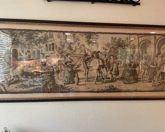 Beautiful framed tapestry 