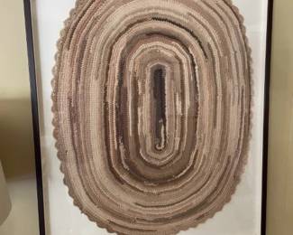Framed loop rug