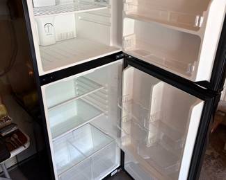 Inside of refrigerator  freezer.