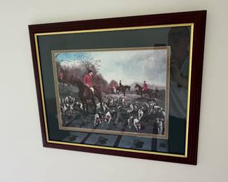 Nicely framed and matted artwork.