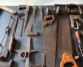 Antique hand tools.