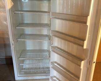 Inside of Woods freezer.