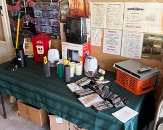 Humidifiers, wireless speakers, fire alarmbox telephone, under cabinet stereo and more.