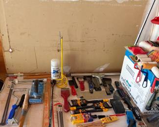 Painting supplies.