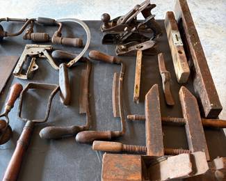 Antique hand tools.