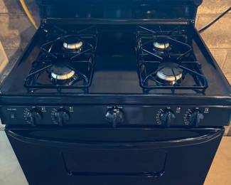 Hot point gas stove.