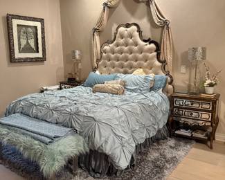 Gorgeous Hooker Sanctuary Upholstered King Size Bed